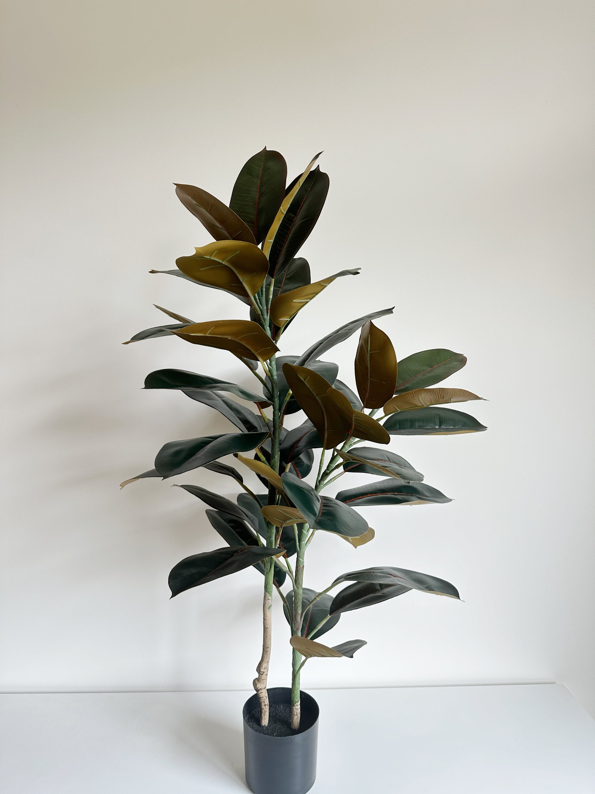 artificial rubber tree plant Artificial Rubber Tree in Pot Liner
