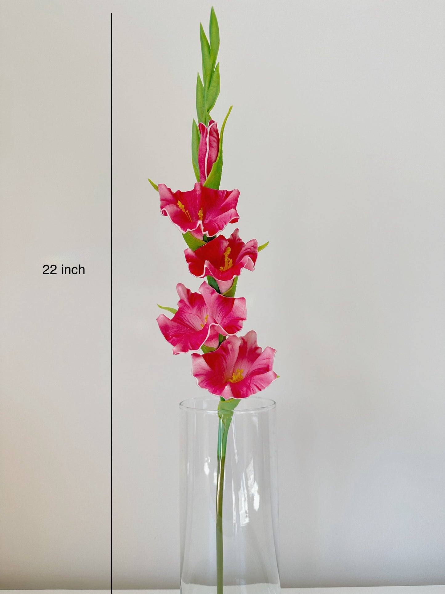 Real Touch Gladiolus Flower (2 Stems)