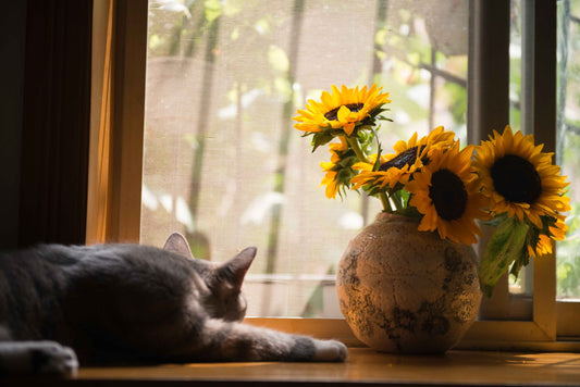 Artificial Sunflowers (2 Stems)